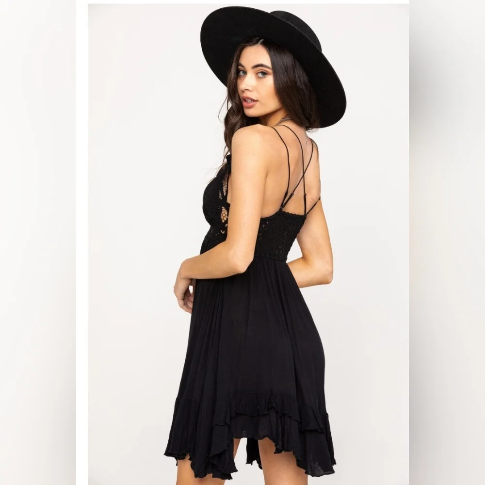 Free People Women's Adella Slip Dress Large - Picture 2 of 7